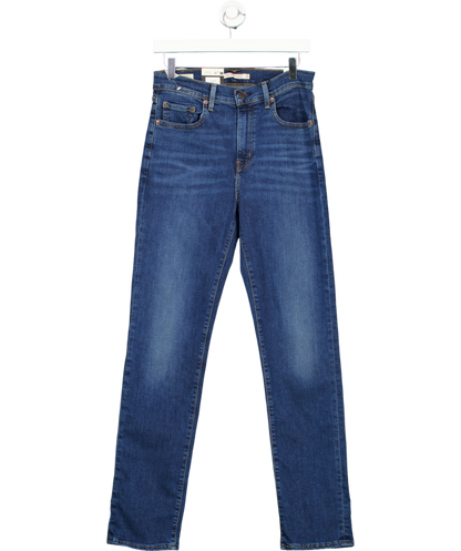 levis Blue 724 High Rise Slim Straight Leg Jeans W29