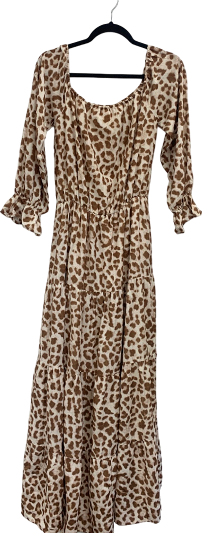 Minni Leopard Print Maxi Dress S