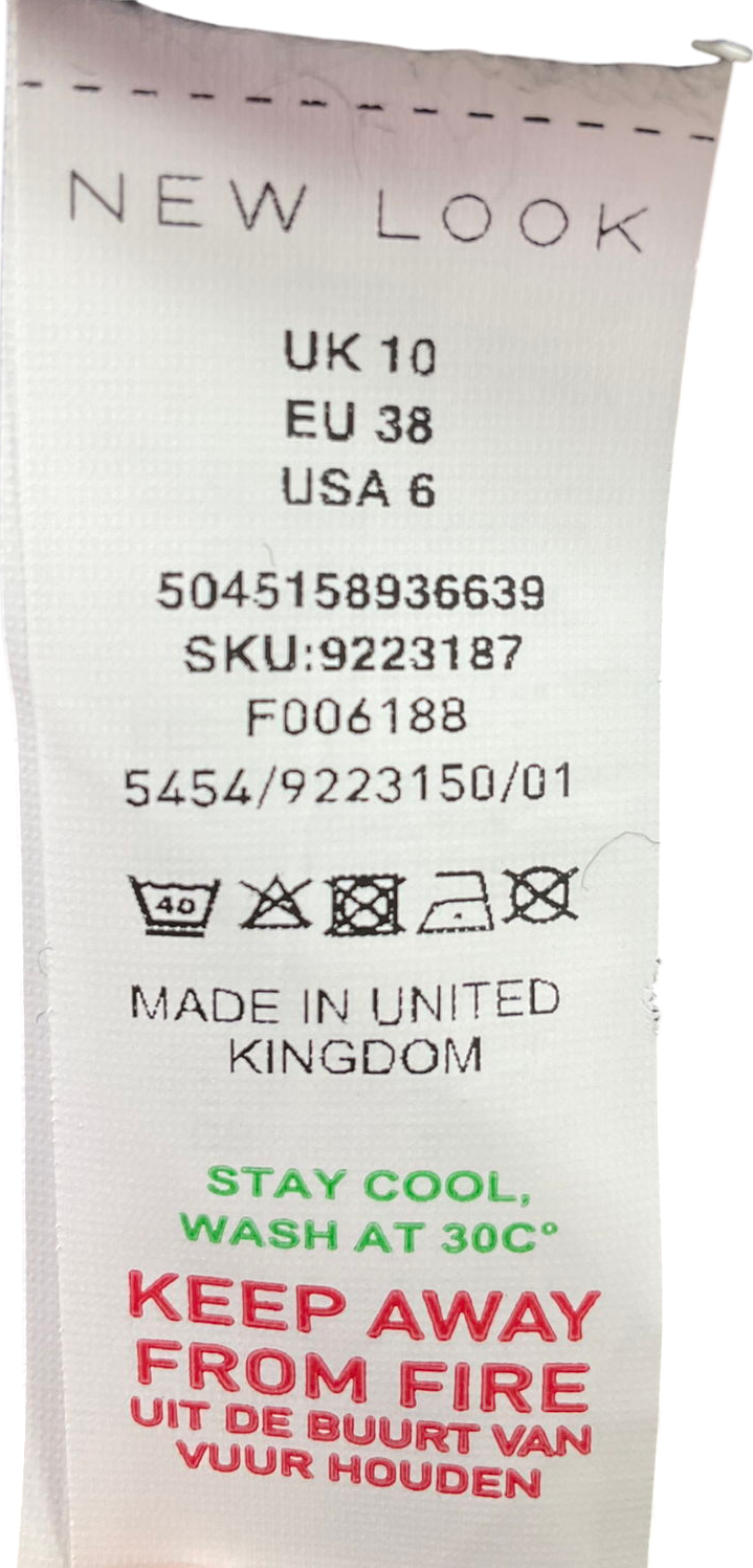 New Look Black Half Sleeve Cardigan UK 10