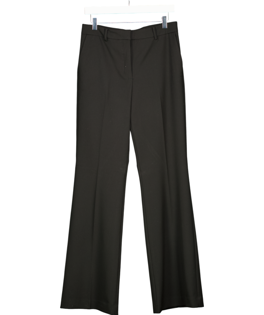 MANGO Black Straight Suit Trousers UK 12