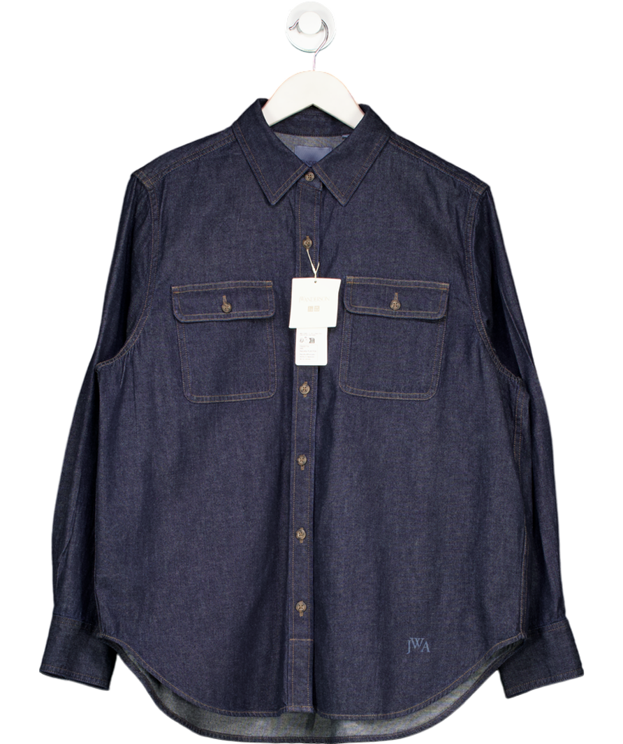 Uniqlo Blue X Jw Anderson Denimoversize Shirt UK S