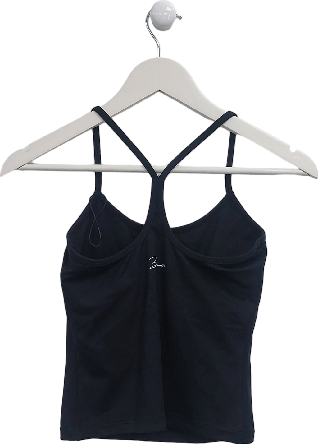 Bamba Black Active Wear Tank Top UK S