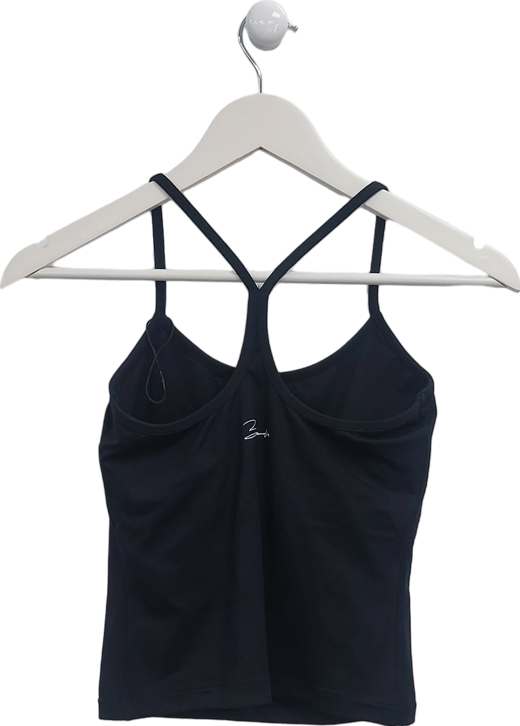 Bamba Black Active Wear Tank Top UK S