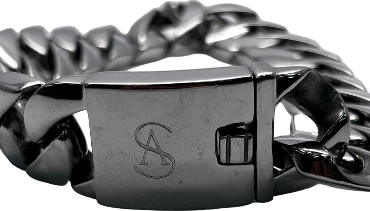 By Anisa Sojka Chunky Silver Necklace