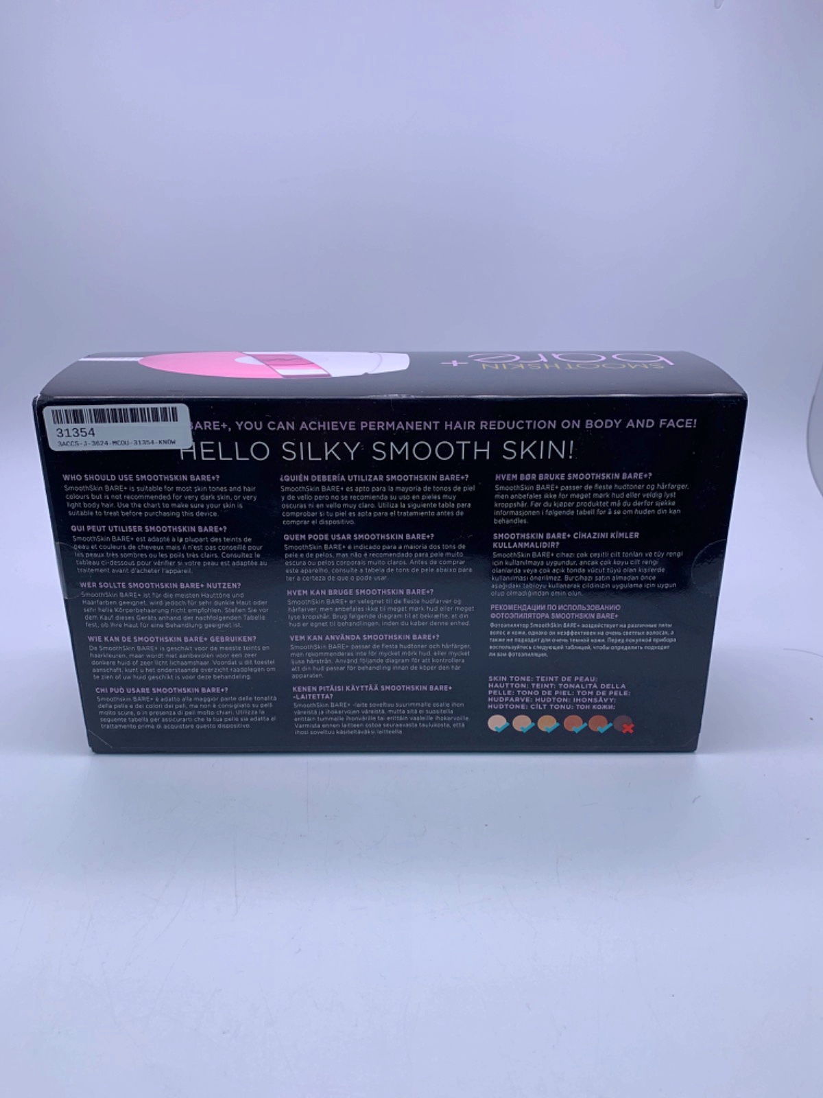 SmoothSkin Pink Bare+ Ultrafast IPL Hair Removal Device