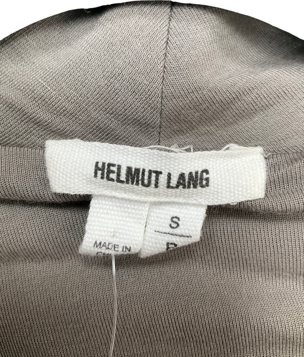 Helmut Lang Grey Vellos Asymmetric Sweater UK S