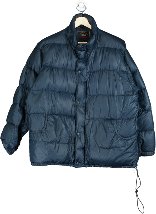 Paul & Shark Navy Down filled puffer Jacket UK XXL