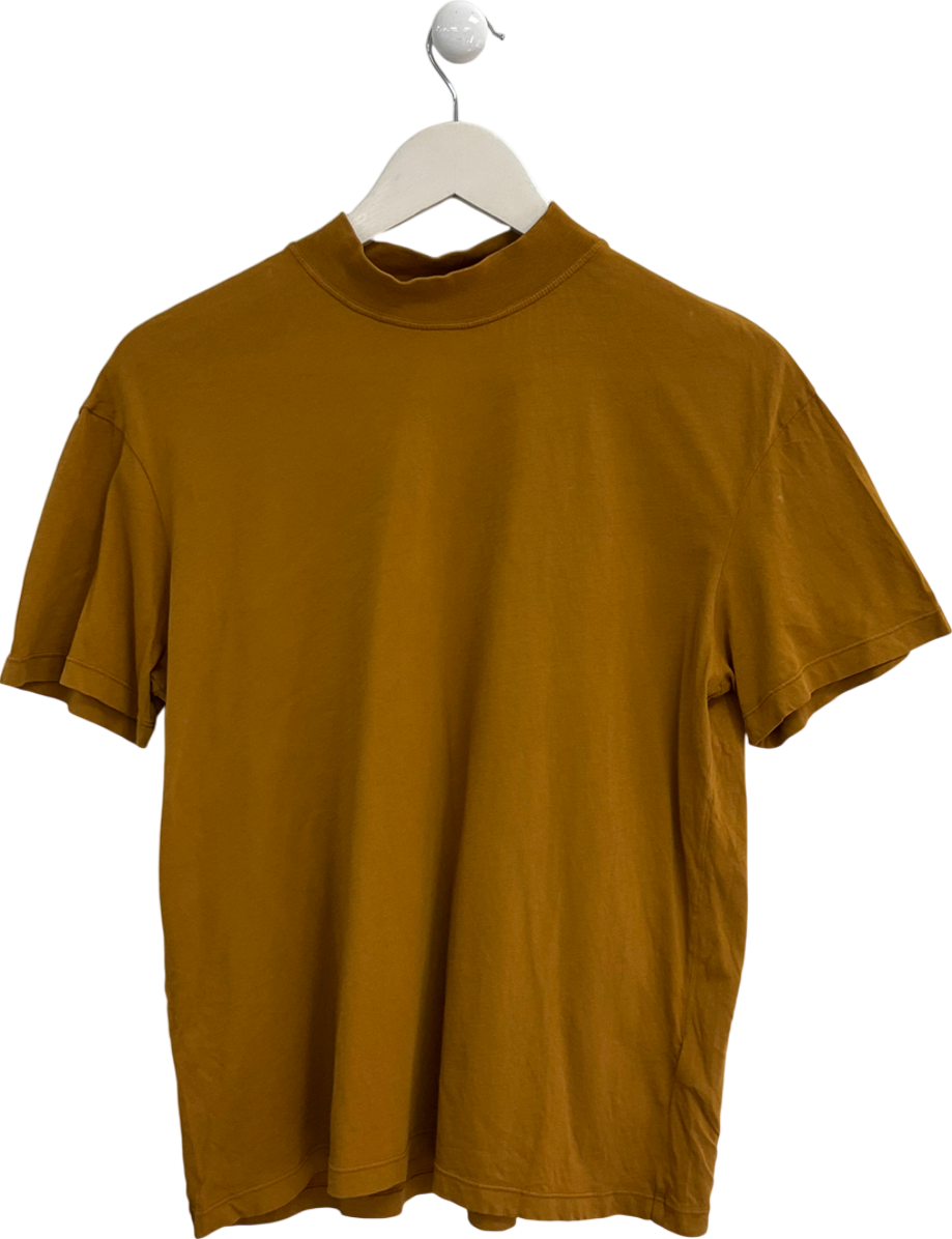 & Other Stories Brown Crewneck T Shirt UK 8