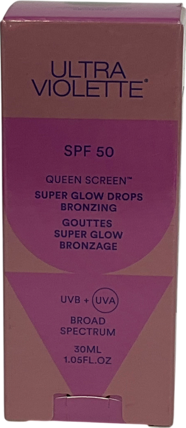 ultra violette Queen Screen Spf50 Bronzing Super Glow Drops Bronzing 30ml