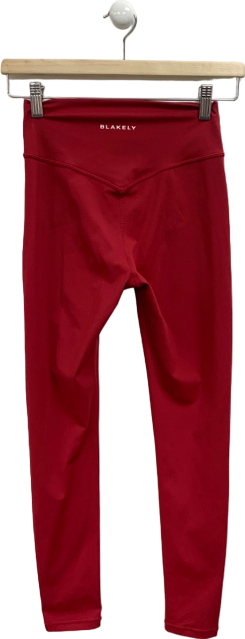 Blakely Red Leggings UK S