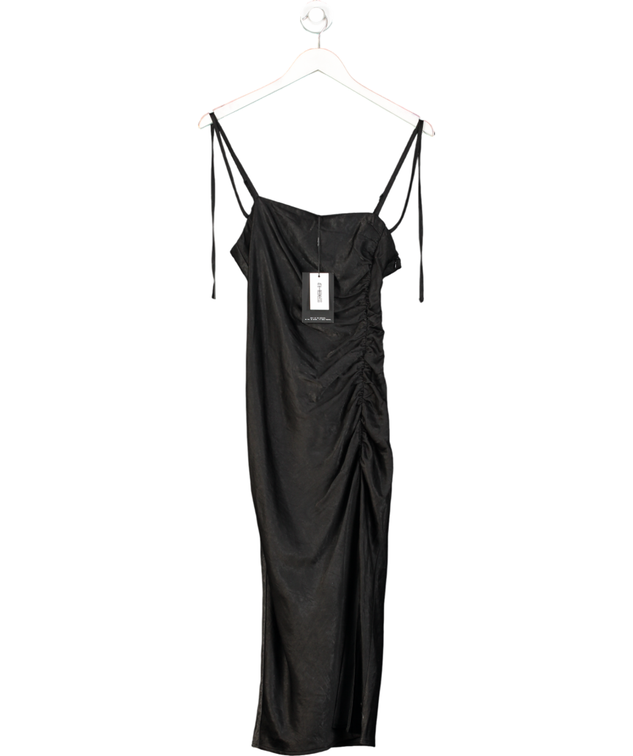 4th & Reckless Black Eve Maxi Dress UK 8