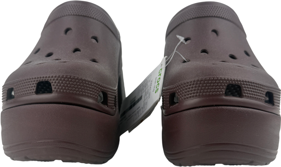 Crocs Brown Siren Heeled Clog Sandals UK 5 EU 38 👠