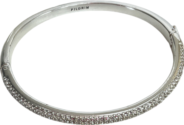 pilgrim Metallic Focus Bangle Silver-plated