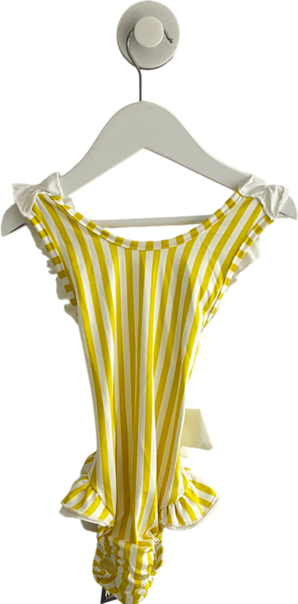 KCL London Yellow Frilled Swimming Costume 6 Years