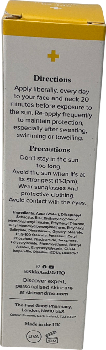 skin+me Daily Defence Oil-free Spf 50 Sunscreen 55ml