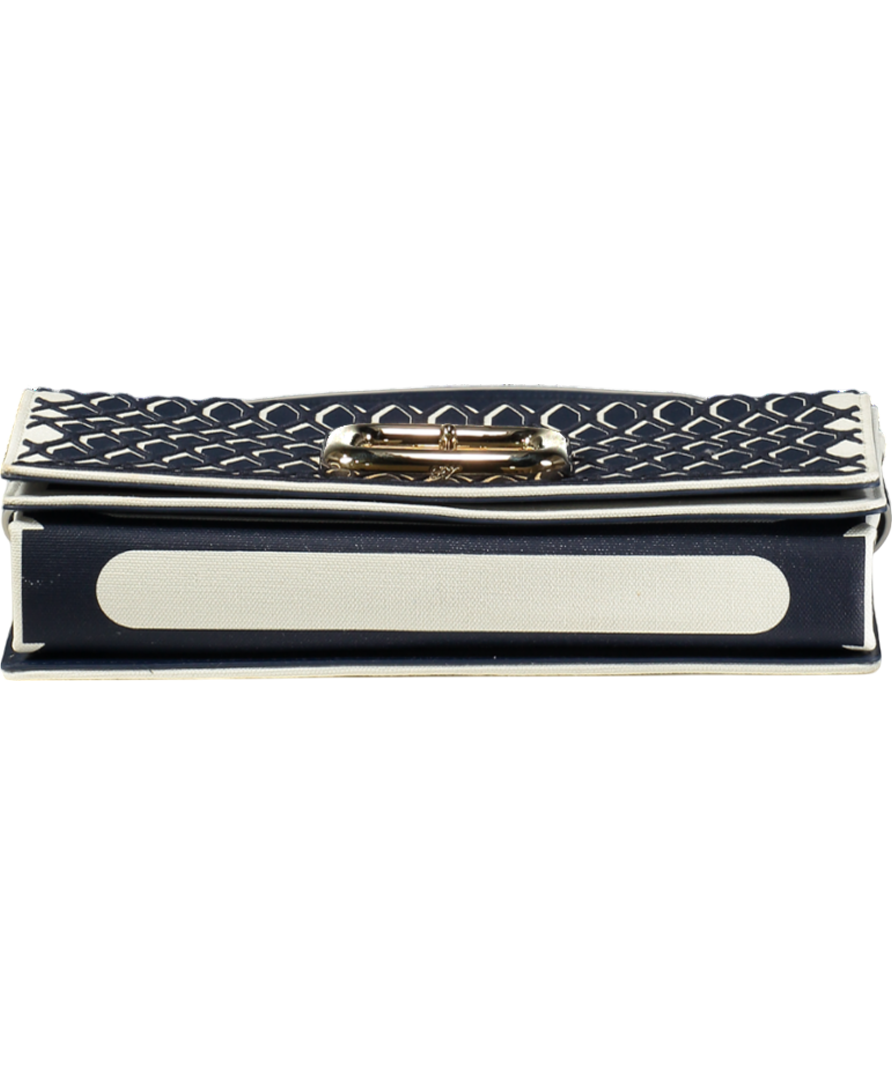 Roger Vivier Blue Illusion Logo Shoulder Bag