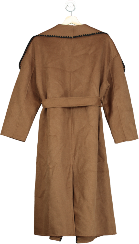 MOTF Brown Belted Coat UK M