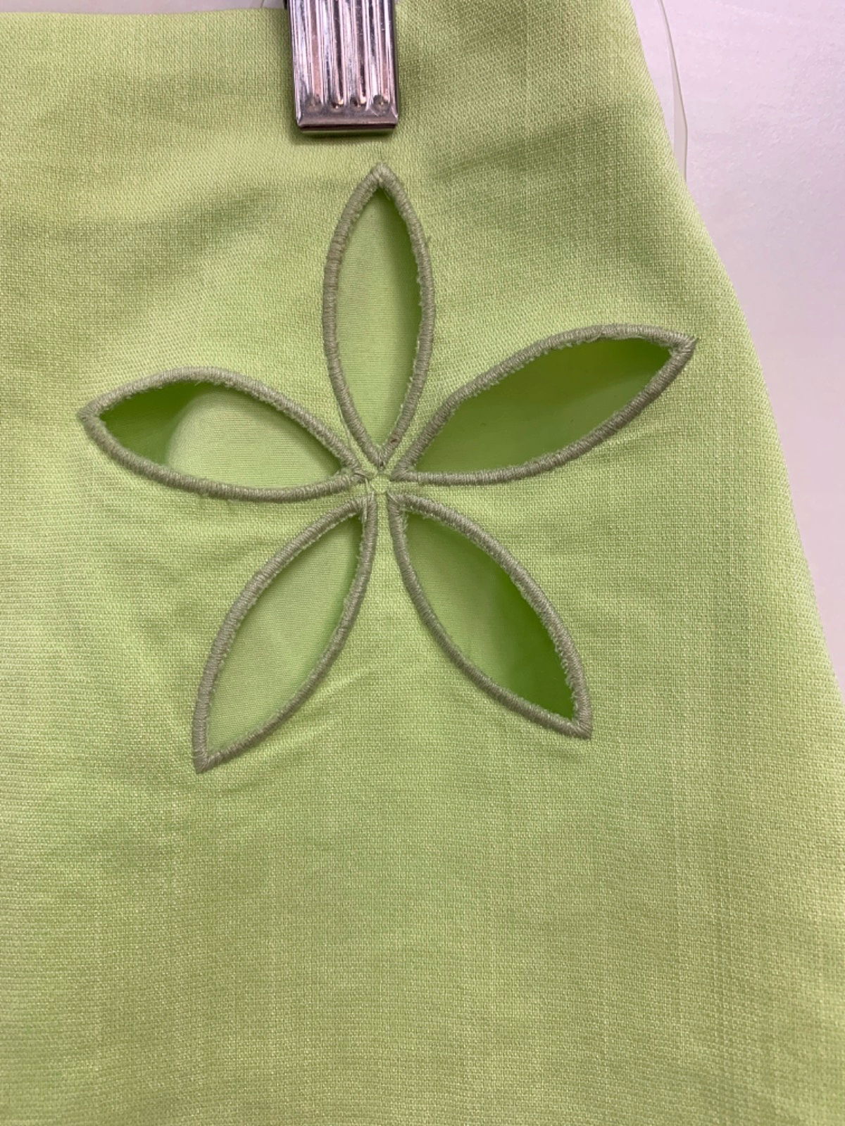 Mistress Rocks Green Mini Skirt UK M