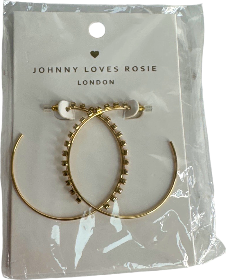 Johnny Loves Rosie Gold Hoop Earrings