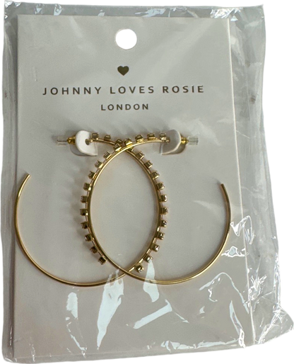 Johnny Loves Rosie Gold Hoop Earrings