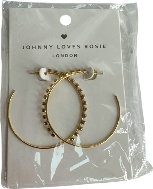 Johnny Loves Rosie Gold Hoop Earrings