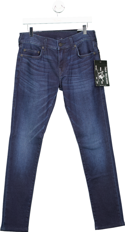 True Religion Blue Rocco No Flap Jeans UK 29W