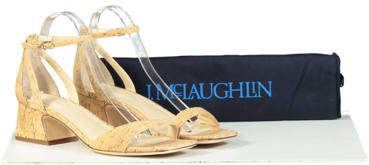 J.McLaughlin Beige Cork Sandals UK 7 EU 40