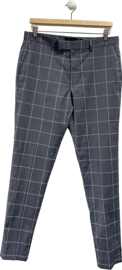 ASOS Grey Check Trousers W32