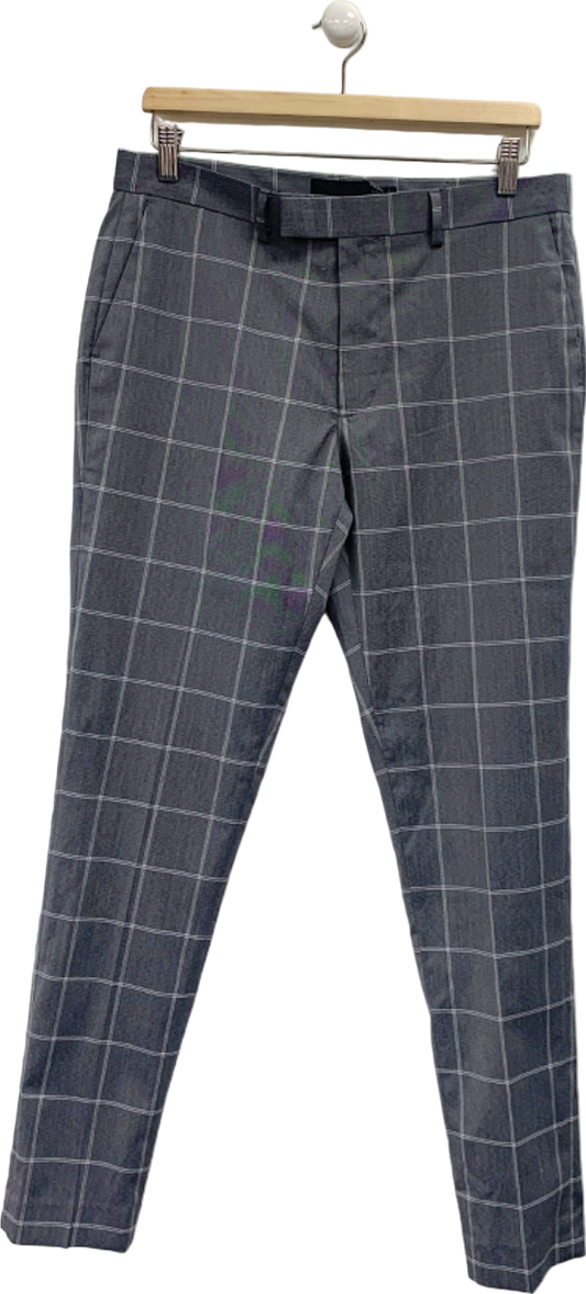 ASOS Grey Check Trousers W32