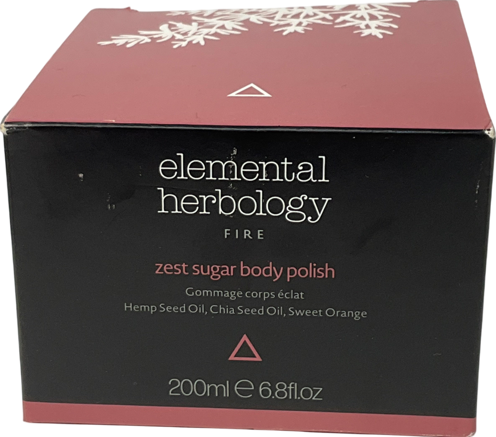 elemental herbology Zest Sugar Body Polish Fire 200ml