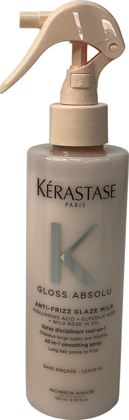 Kerastase Gloss Absolu Spray Disciplinant Anti-frizz Glaze Milk All-in-one Smoothing Spray 190ml