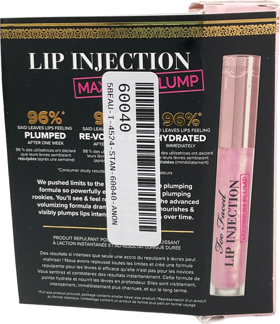 Too Faced Lip Injection Maximum Plump Lip Plumper 2.8