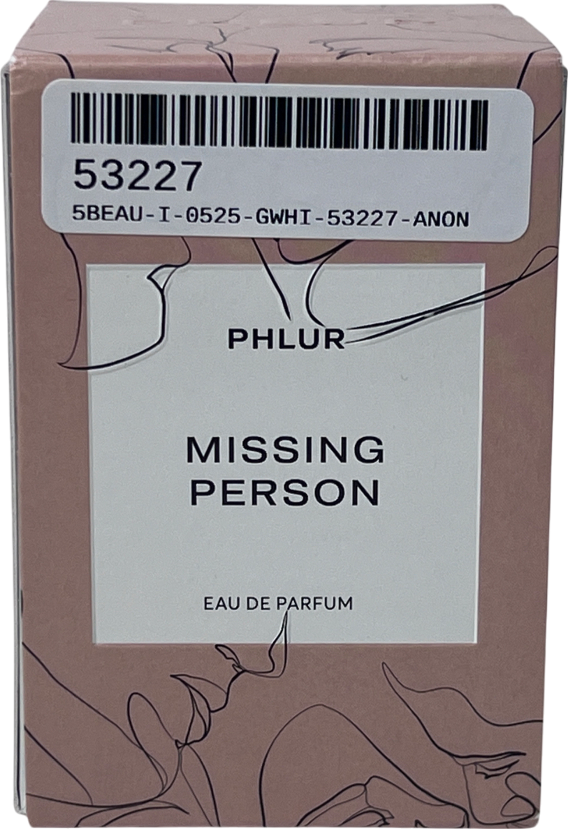 phlur Missing Person Eau De Parfum Missing Person 50ml