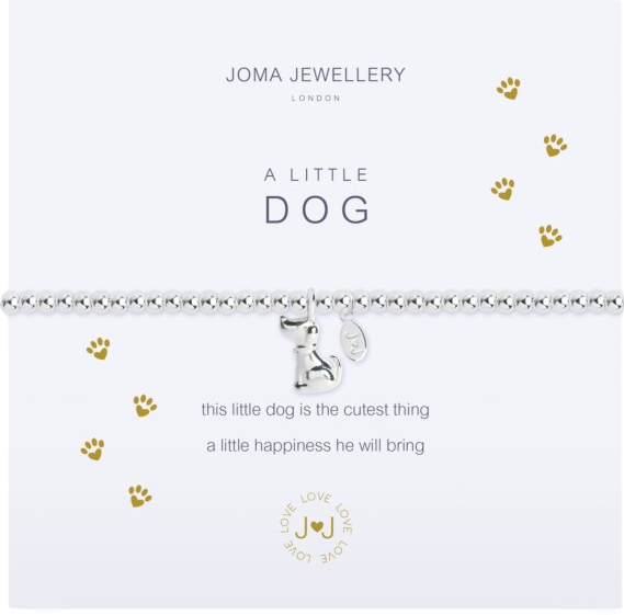 Joma Jewellery Silver A Little 'dog' Bracelet One Size