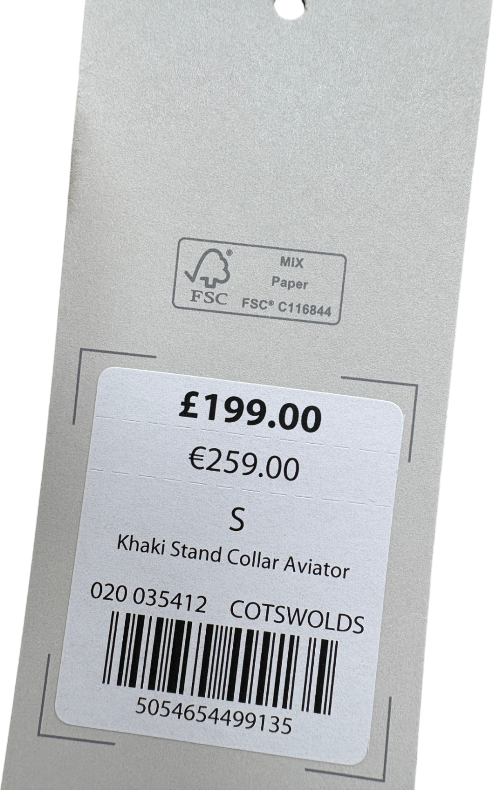 Mint Velvet Brown Stand Collar Aviator Jacket UK S