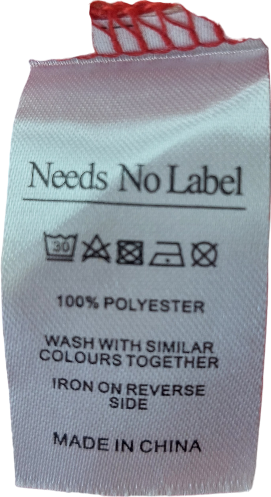 Needs No Label Red Animal Satin Cowl Neck Dress UK 8