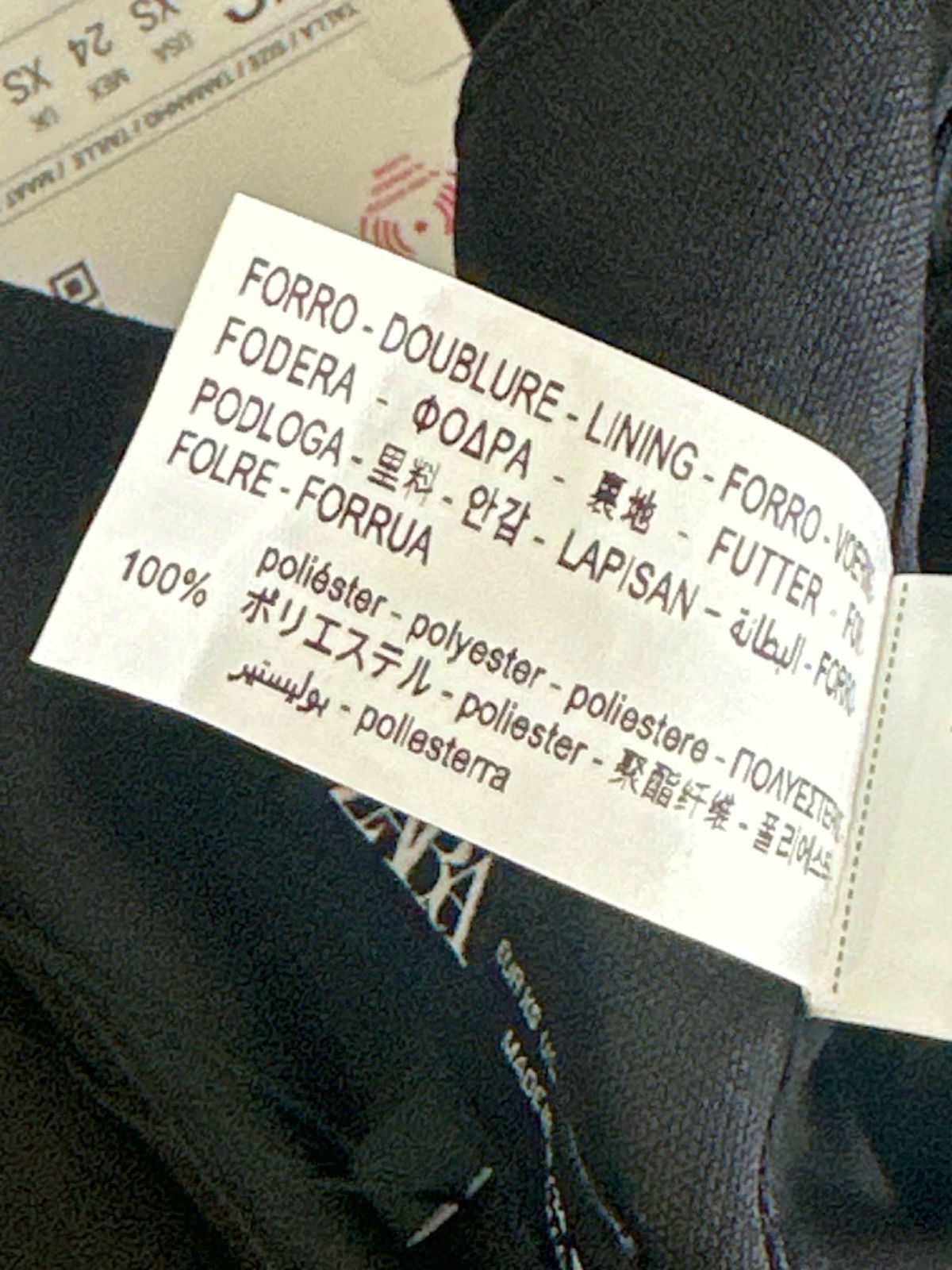 Zara Black Halter Neck Vest UK XS