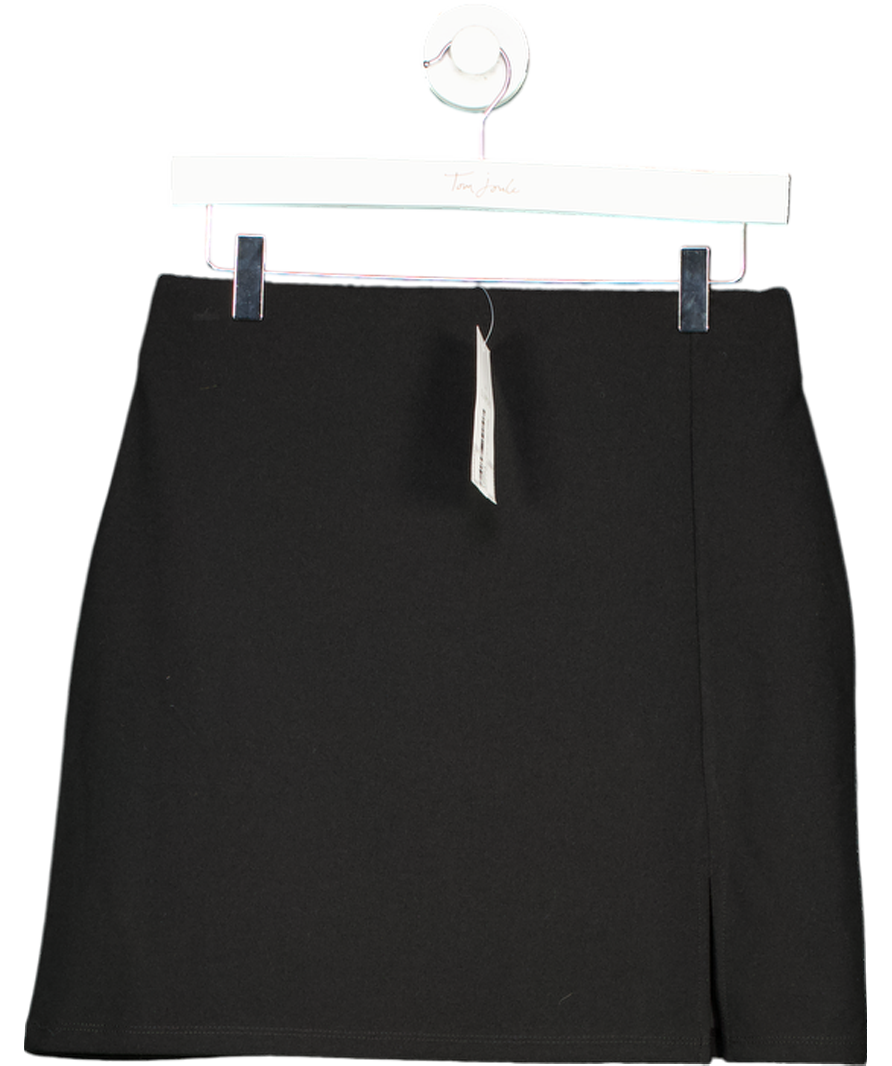 lipsy london Black Split Side Mini Skirt UK 10
