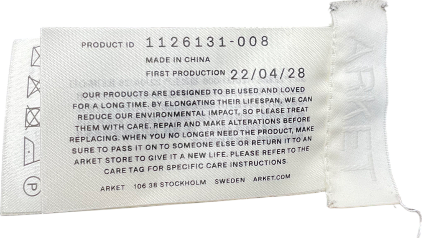 Arket Green Wool Blend Scarf One Size