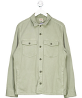 Faherty Green Long Sleeve Cotton Shirt UK L