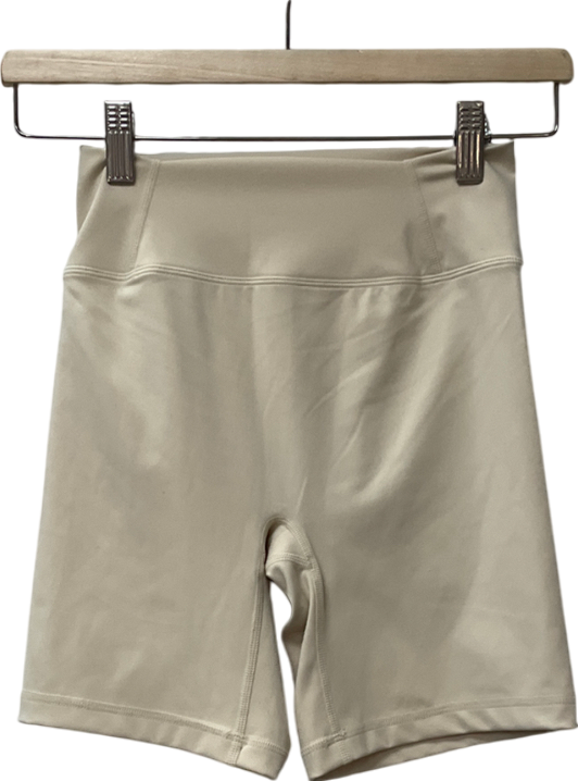 Oner Active Cream Timeless High Waisted Shorts UK S