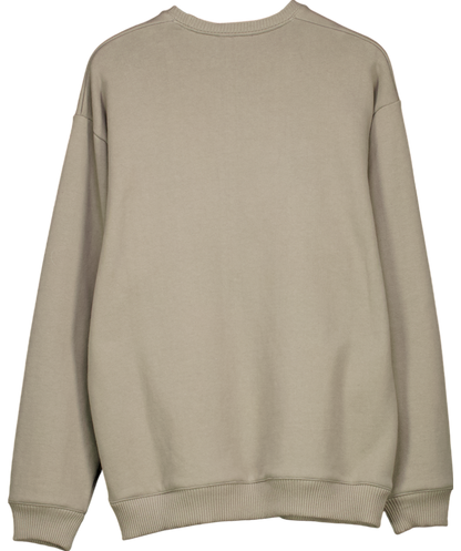 saintmiguel Grey Oversized Crewneck Sweatshirt UK S