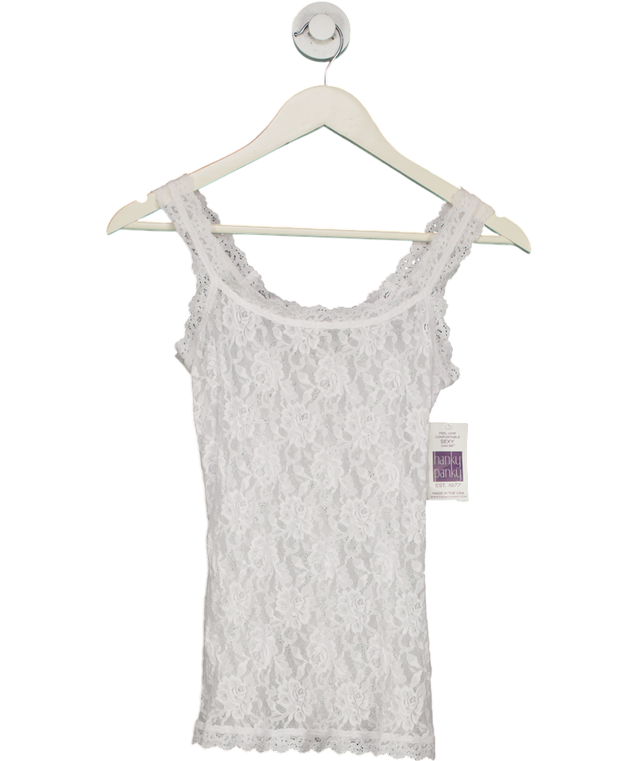 Hanky Panky White Signature Lace Classic Camisole UK S