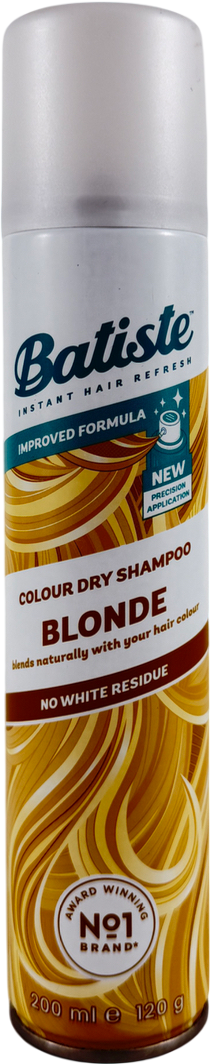 Batiste Dry Shampoo Blonde Colour, Instantly Refreshes And Removes Oil 200ml