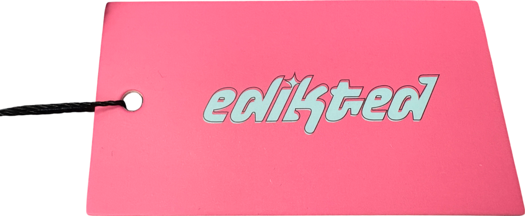 Edikted Blue Valencia Ruffle Maxi Skirt UK S