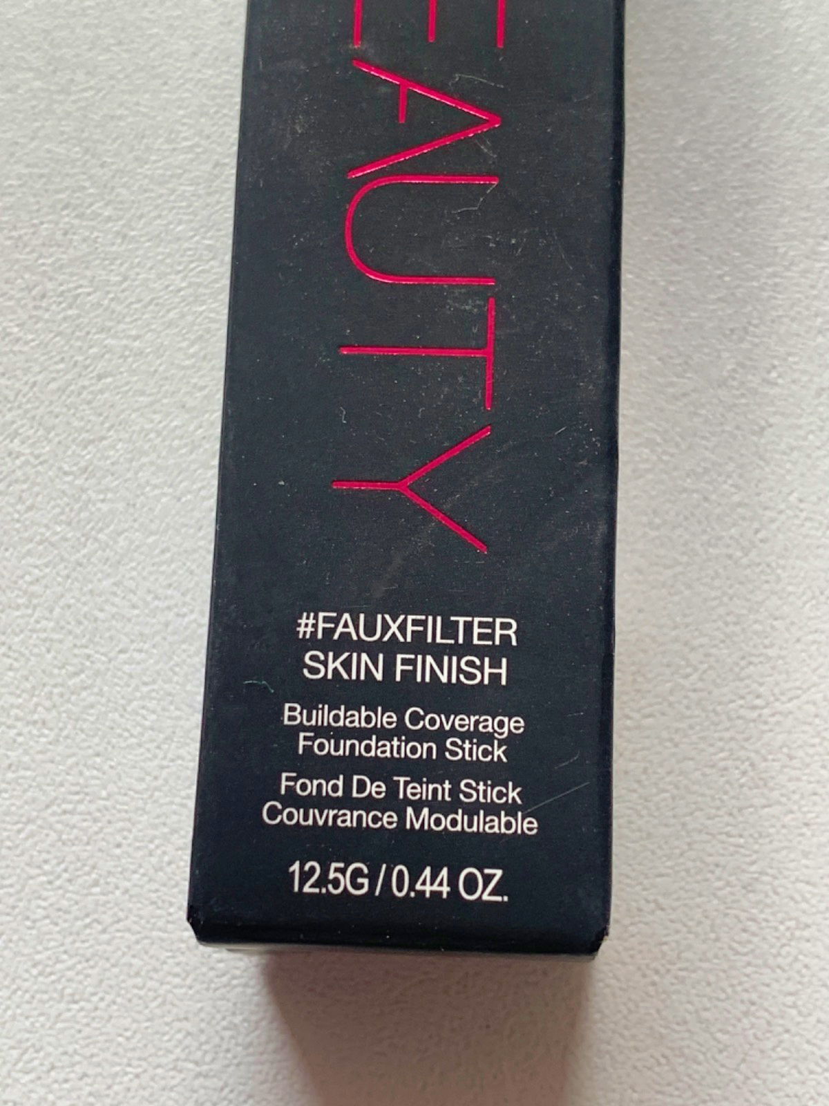 Huda Beauty #FauxFilter Skin Finish Buildable Coverage Foundation Stick Angel Food 110N 12.5g