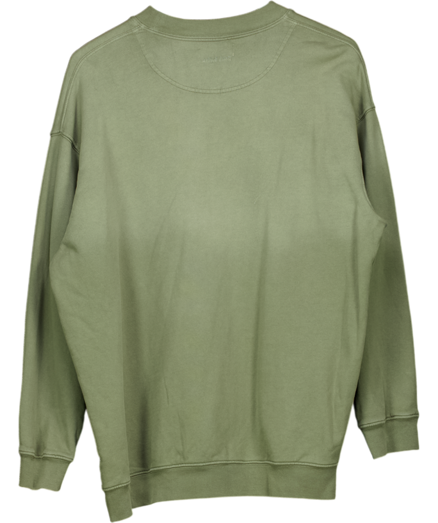 Anine Bing Green Cody Sweatshirt Vintage - Dusty Olive UK S