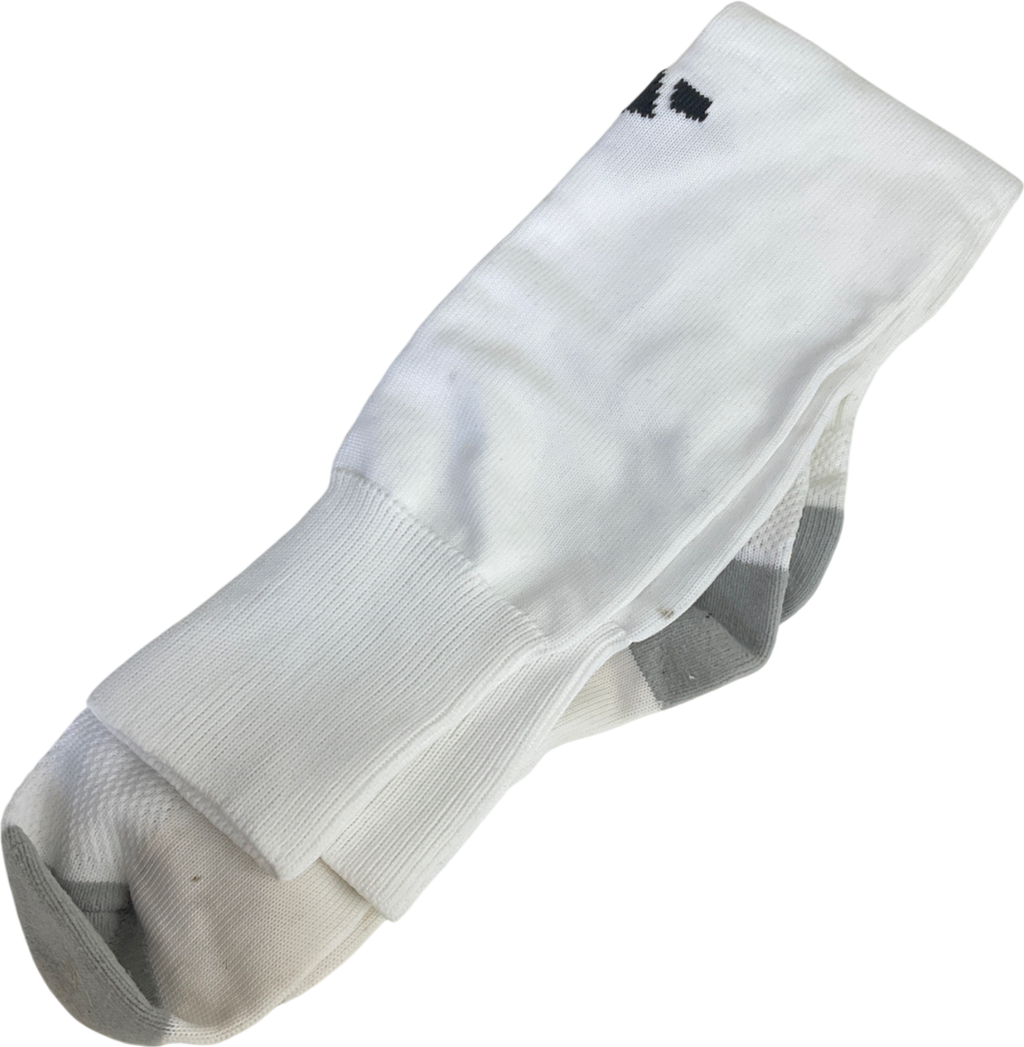 adidas White Milano 23 Sock One Size
