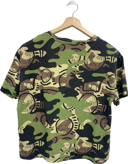 Patrick Church Green Camouflage T-shirt UK M