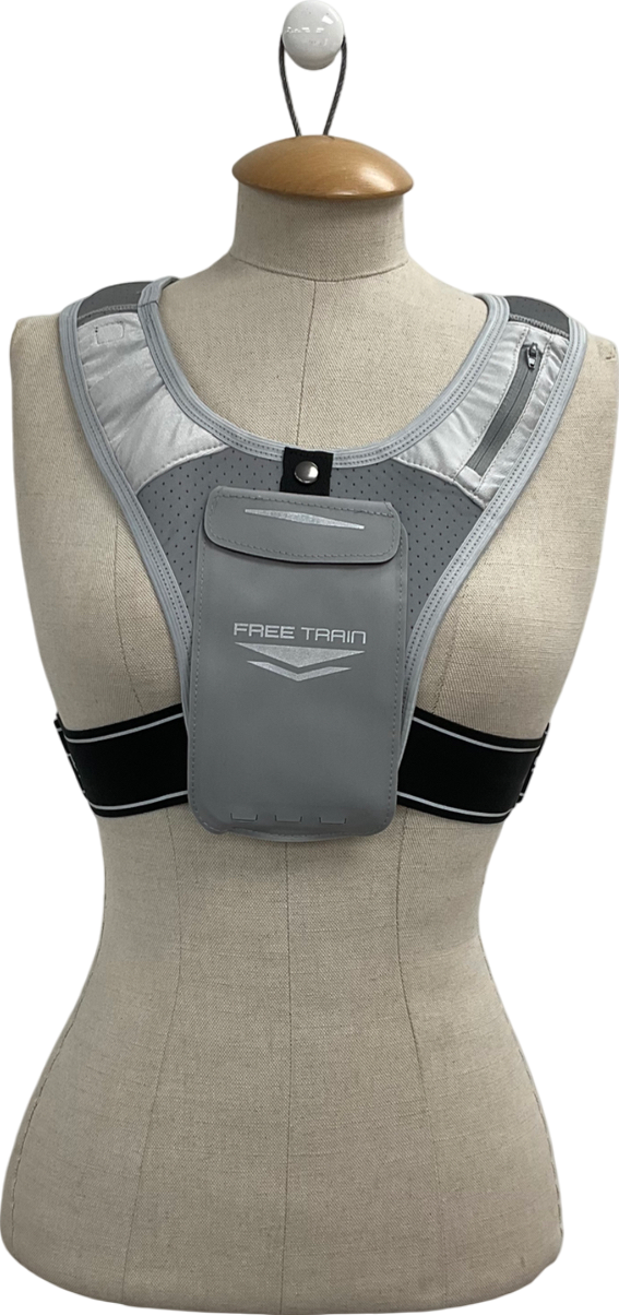 Free Train Grey Running Vest One Size